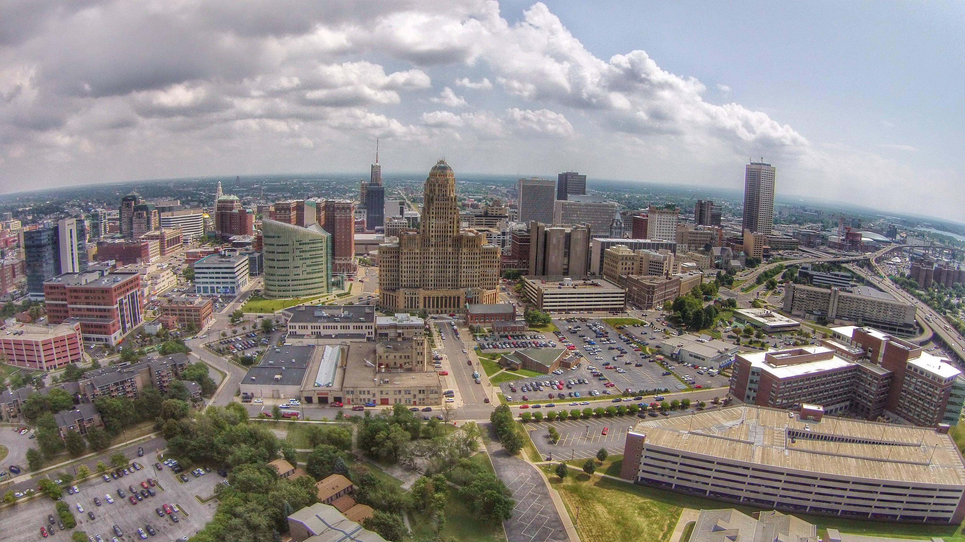 Buffalo skyline